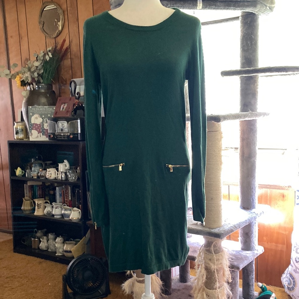 Michael Kors dress forest green - Picture 1 of 7